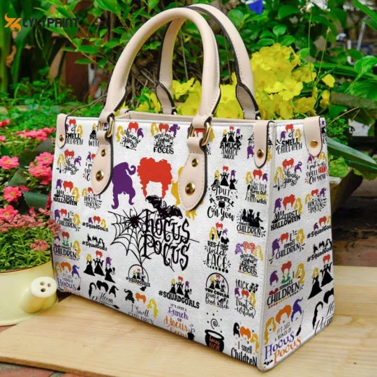 Discover Hocus Pocus Leather Handbag Gift For Women Type02