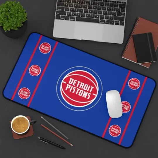 Discover detroit pistons Desk Mat Laptop basket mouse pad, Gamer Mousepad nba