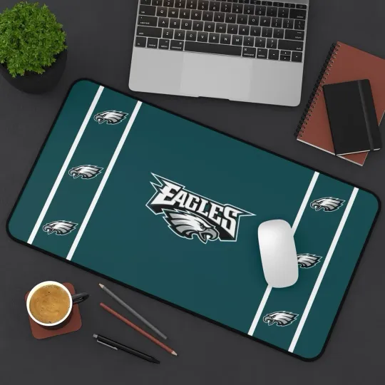 Discover philadelphia eagles Desk Mat Laptop football mouse pad, Gamer Mousepad football