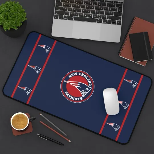 Discover new england patriots Desk Mat Laptop football mouse pad, Gamer Mousepad football