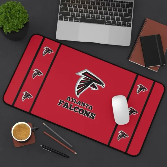 Discover atlanta falcons Desk Mat Laptop football mouse pad, Gamer Mousepad football