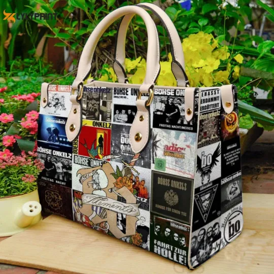 Discover Bhse Onkelz Leather Handbag Gift For Women