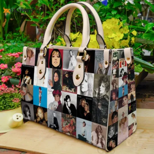Discover Barbra Streisand Leather Handbag
