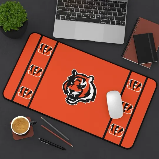 Discover cincinnati bengals Desk Mat Laptop football mouse pad, Gamer Mousepad football