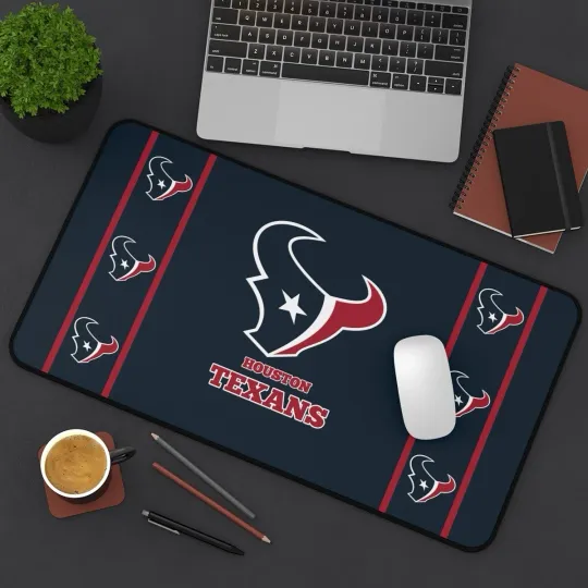 Discover houston texas Desk Mat Laptop football mouse pad, Gamer Mousepad football
