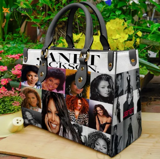 Janet Jackson 3 Leather Handbag