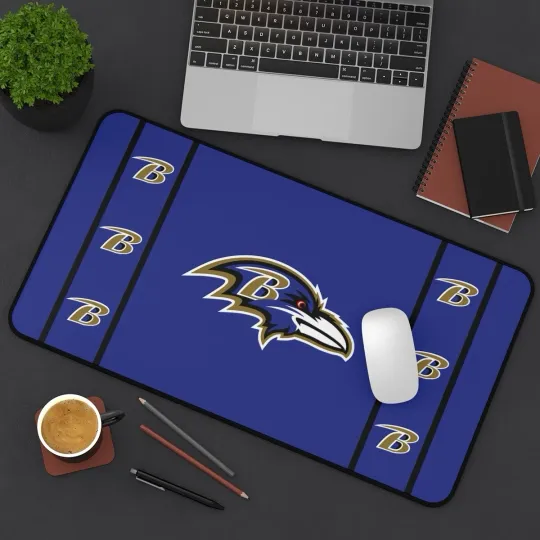 Discover baltimore ravens Desk Mat Laptop football mouse pad, Gamer Mousepad football