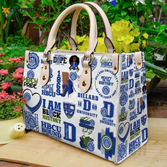Discover Dillard University Bleu Devils 2 Leather Handbag