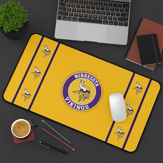 Discover minnesota vikings Desk Mat Laptop football mouse pad, Gamer Mousepad football