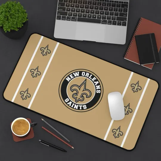 Discover new orleans saints Desk Mat Laptop football mouse pad, Gamer Mousepad football