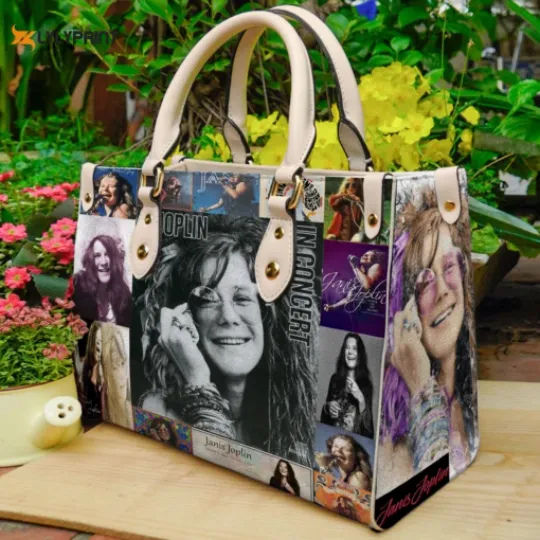 Discover Janis Joplin 1 Leather Handbag For Women Gift