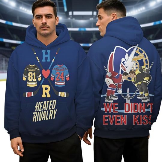 Discover Heated Hockey Hoodie, Hockey Romantic Movie Shirt, Team Hollander Rozanov Sweatshirt, Queer Fan Shirt, LGBT Couple Shirt