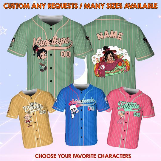 Disney Sugar Rush Racer Jersey, Wreck It Ralph Sugar Rush Racer Jersey Shirt