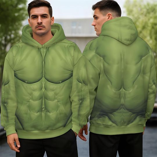 Discover Green Superhero Costume Hoodie, Retro Movie Series Shirt, MV Comic Shirt, Superhero Fan Gift