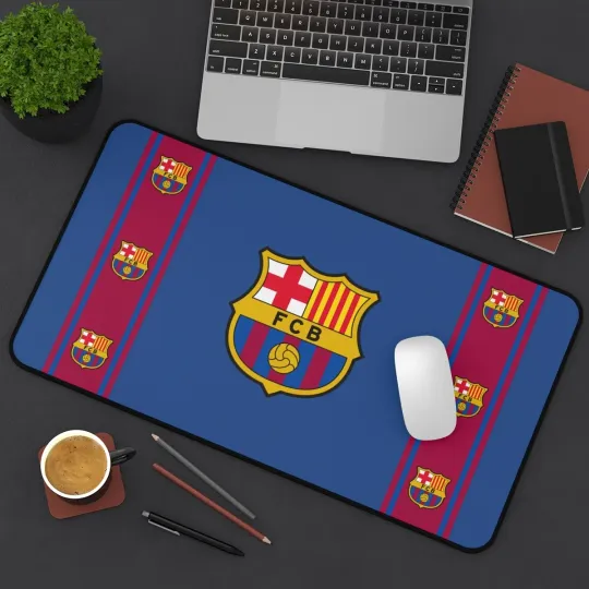 Discover barcelona fc Desk Mat Laptop calcio mouse pad, Gamer Mousepad