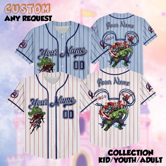 Discover Disney Cruise Marvel Day At The Sea Baseball Jersey, Avengers Cruise Shirt, Marvel Vacation Shirt
