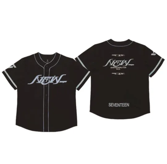 Discover Seventeen New World Tour 2026 Official Merch Baseball Jersey (XL)