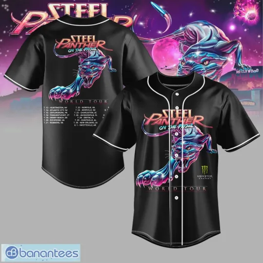 Discover Steel Panther Tour 2023 Costumed band members Baseball Jersey D867