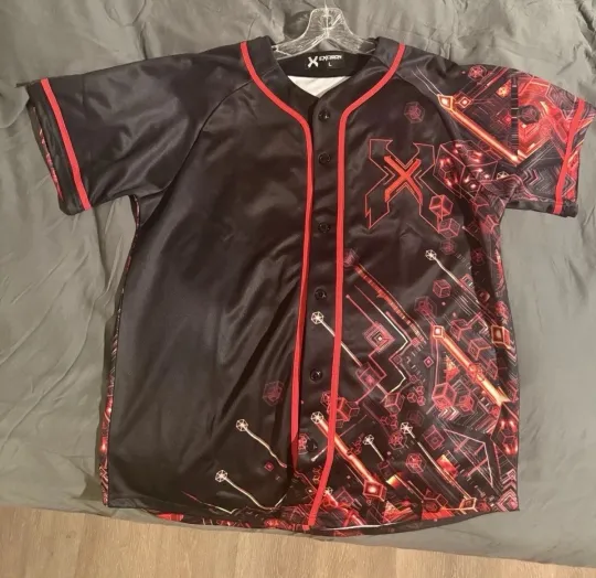 Discover New Excision Nexus Tour Baseball Jersey Large