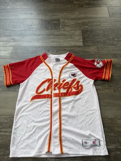 Discover Ultra Game football Adults Game Day Button Down Baseball Mesh Jersey Shirt Size Small