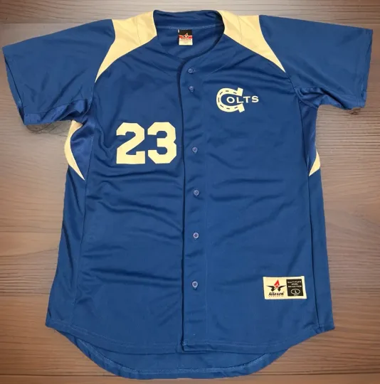 Vintage Indianapolis Colts Men’s Baseball Jersey Sz Large football #23 Sander