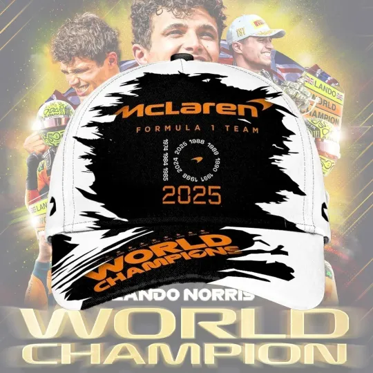 Mc.LaRren Racing Team 2025 World Champions AOP Baseball Cap Gift Fan