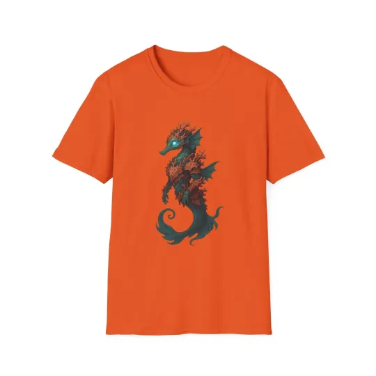 Discover Seahorse T-Shirt for Men and Women Ocean Theme Softstyle Tee
