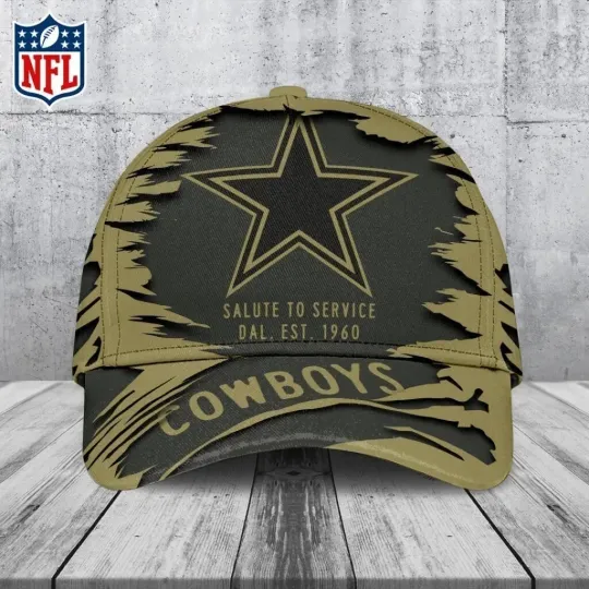 Discover Cowboy 2025 Salute to Service Classic Cap