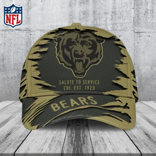 Discover BearsS 2025 Salute to Service Classic Cap