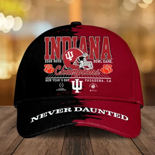 Hoosiers Football 2026 Rose Bowl Champions Classic Cap