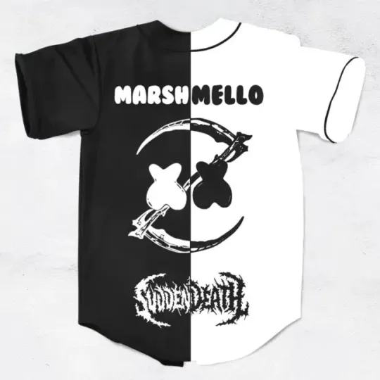 Discover Custom Name Svdden Death Marshmello Edc 2026 Baseball Jersey for EDM Festivals
