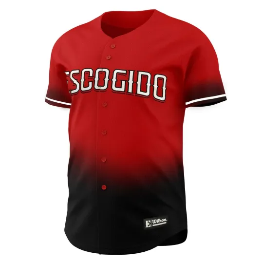 Discover 2025-2026 Leones del Escogido Gradient Jersey - Red/Black | Wilson LIDOM Basebal