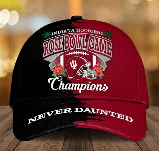 Indianaa Hoosier1 Football 2026 Rose Bowl Champions Classic Cap