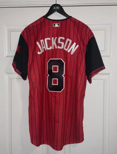 Chicago White Sox #8 Bo Jackson Red Pin Stripe 2025 - 2026 City Connect Vapor