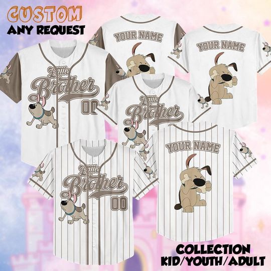 Discover Mulan Little Brother Jersey Shirt, Disney Mulan Baseball Jersey, Mulan's puppy Cosplay