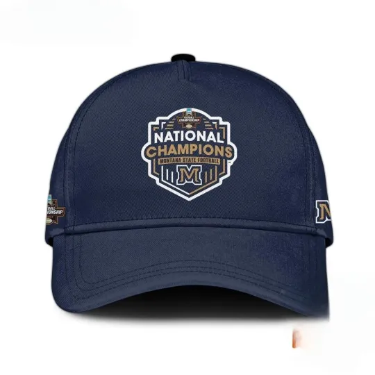 Discover Montana   Bobcats 2025  FCS Football National Champions Special New Cap