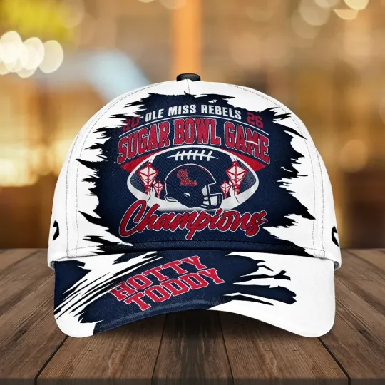 Ole Miss Rebels Football Sugar Bowl Champions Classic Cap –  4334
