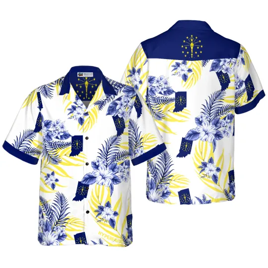 Discover Indiana Proud Hawaiian Shirt