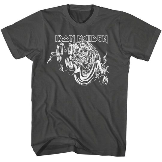 Discover Iron Maiden Eddie Reach Smoke T-Shirt