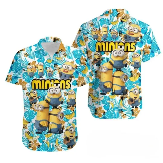 Discover Minions The Rise of Gru Tropical Hawaiian Shirt