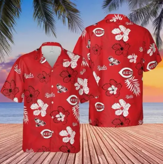 Discover CINCINNATI REDS Hawaiian Shirt for Men
