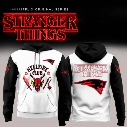 Patriots Hellfire Club Stranger Things 2025 Hoodie-3D Unisex Hoodie