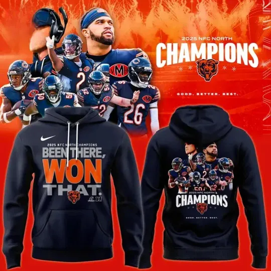 Discover Bears N.F.C North Champions 2025 Limited Edition Hoodie