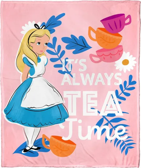 Discover Totally Tea Time Disney Classics DisneyFriends Fleece Blanket