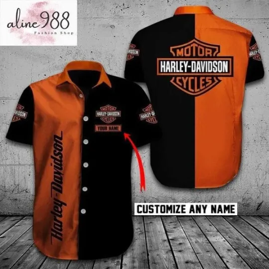 Discover Personalized Haarleyy Davidson Summer Hawaiian Shirt