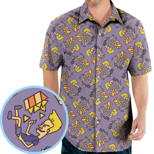 Nachos Rule Beavis and Butthead Summer Hawaiian Shirt