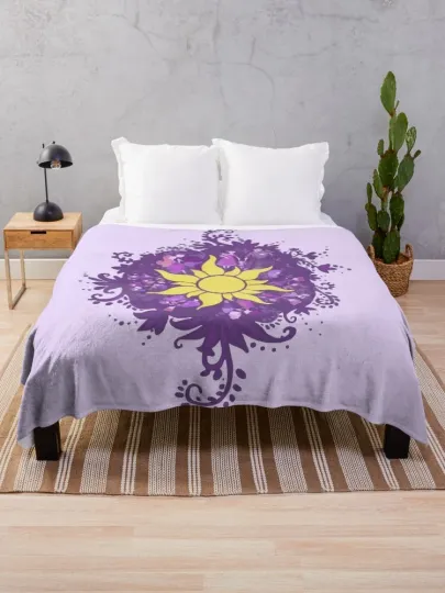 Discover Disney Tangled Sun Kingdom Dance Cozy Fleece Blanket