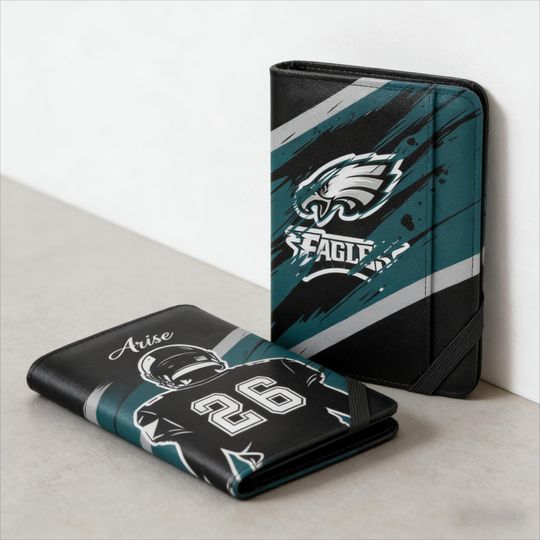 Discover Custom Name Football Team Passport Holder, Personalized Travel Case for Fans Gift