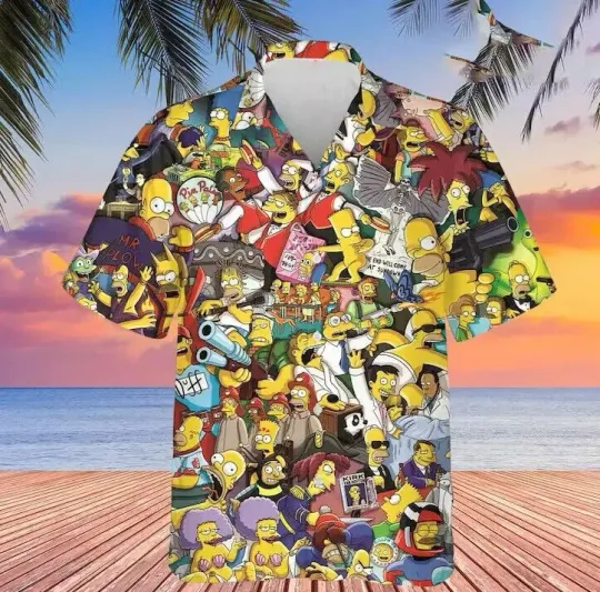 Discover The Simpsons Summer Hawaiian Shirt