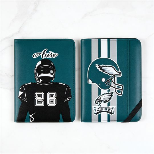 Discover Custom Football Team Inspired Passport Holder, Custom Name Travel Wallet Gift